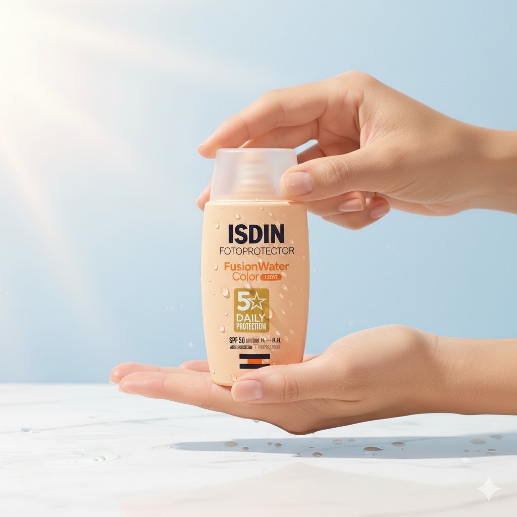 خرید ضد آفتاب فیوژن واتر رنگی ایزدین