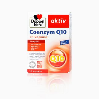 کپسول کوآنزیم کیوتن (Q10) + ویتامین B دوپل هرز Doppelherz آلمان