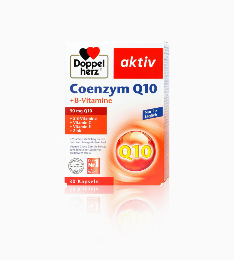 کپسول کوآنزیم کیوتن (Q10) + ویتامین B دوپل هرز Doppelherz آلمان