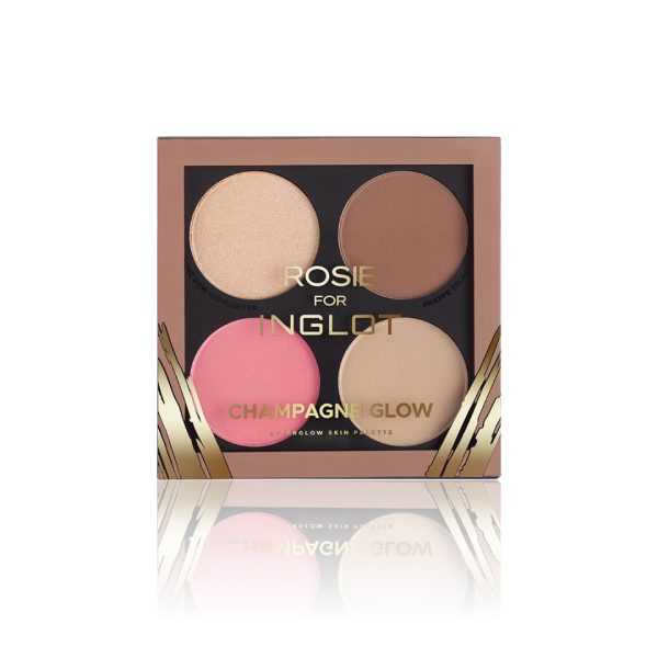 پالت پوست برند INGLOT مدل Rosie for Inglot Champagne Glow
