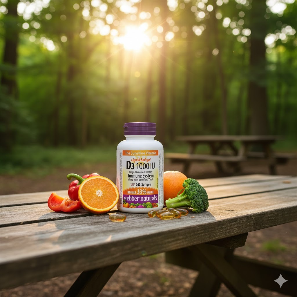ویتامین D3 1000 IU وبر نچرالز