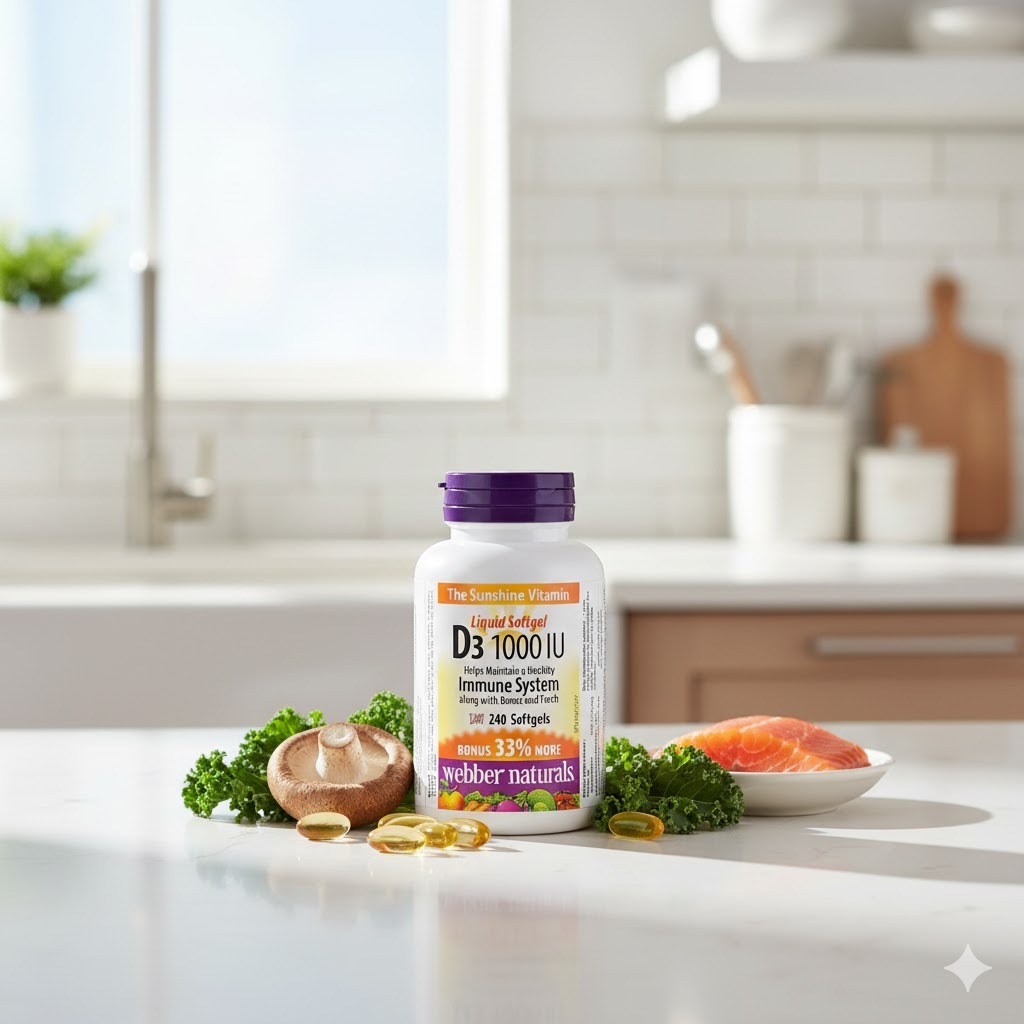 ویتامین D3 1000 IU وبر نچرالز اصلی