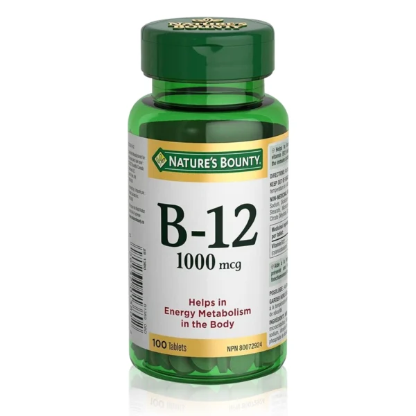 مکمل ویتامین B12 برند نیچرز بونتی (۱۰۰ عدد)