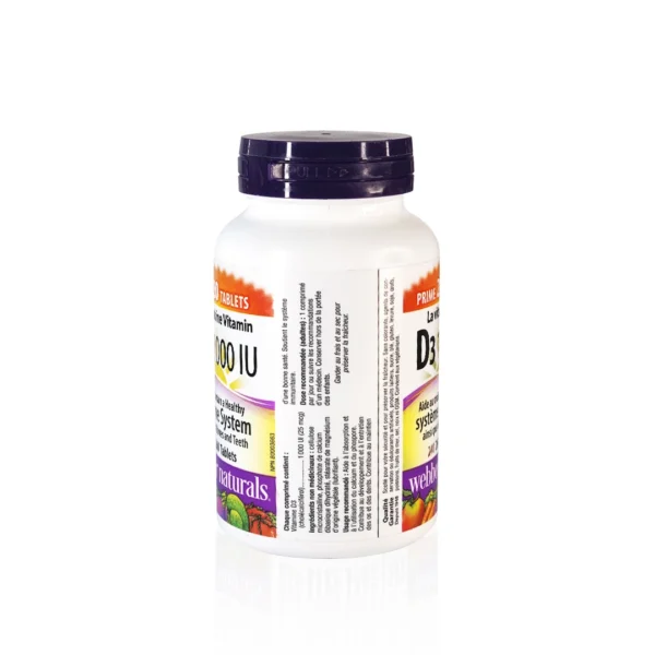 ویتامین D3 1000 IU وبر نچرالز