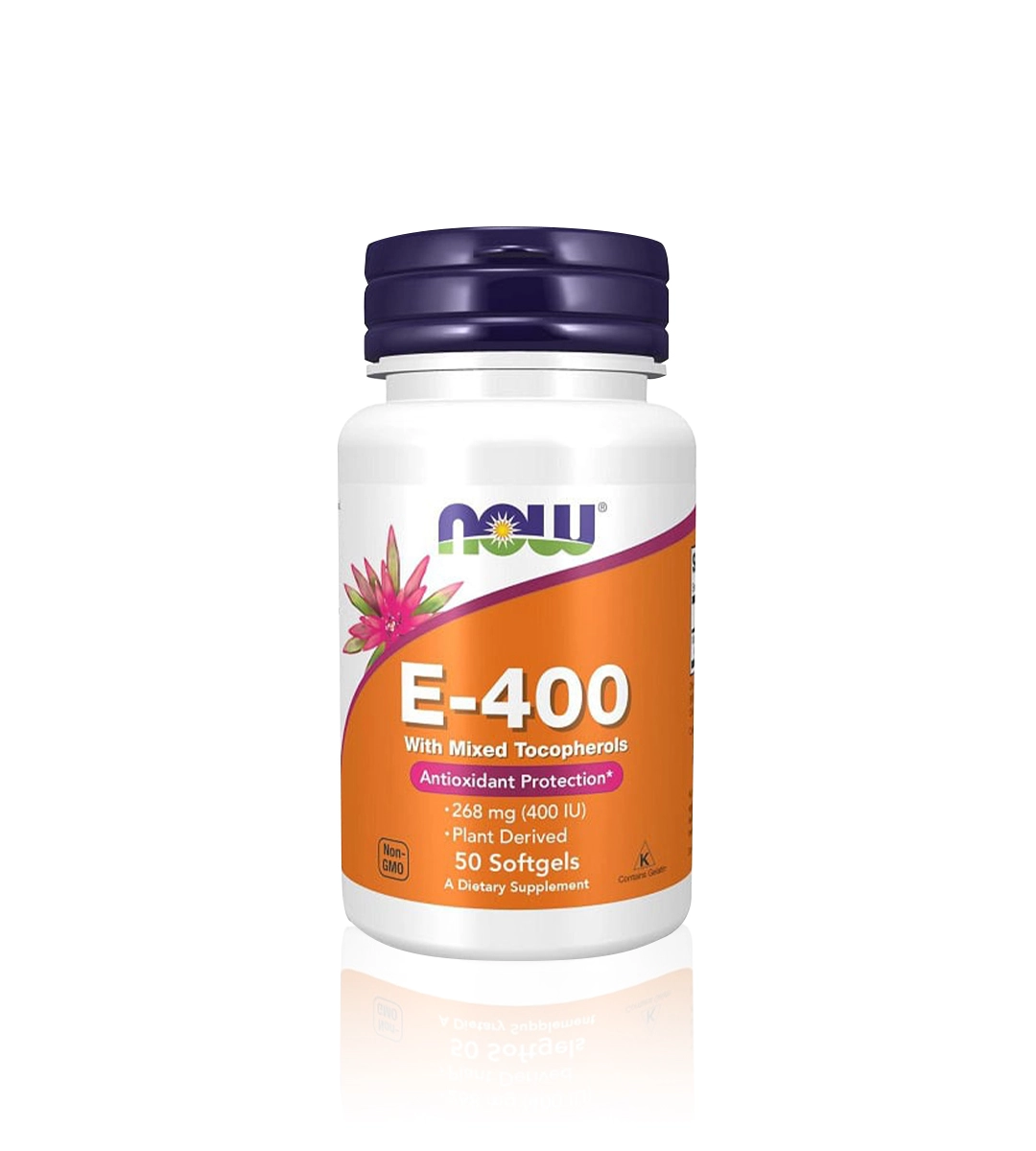 now ویتامین E-400 برند NOW Foods آمریکا