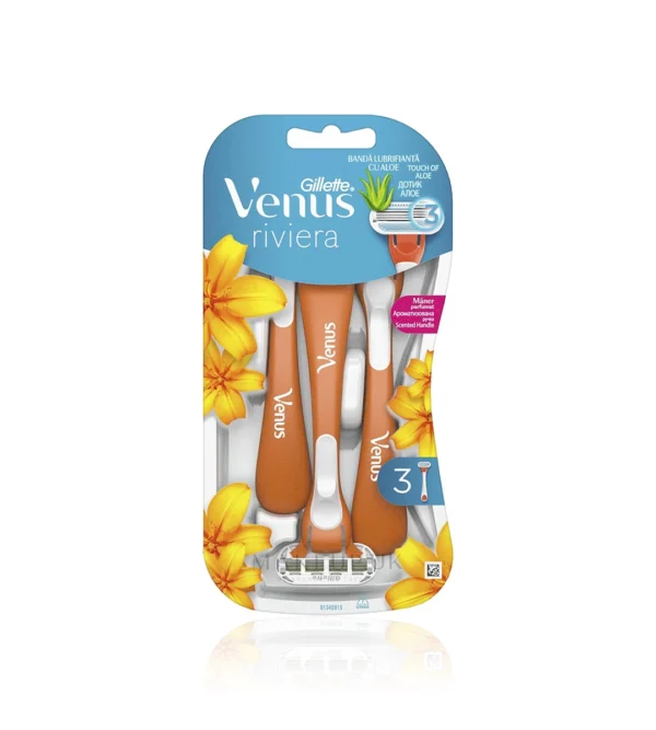 ژیلت مدل VENUS RIVIERA بسته ۳ عددی
