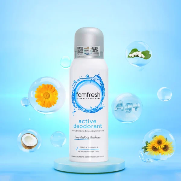 اسپری خوشبوکننده ناحیه‌ی تناسلی بانوان فم فرش Femfresh