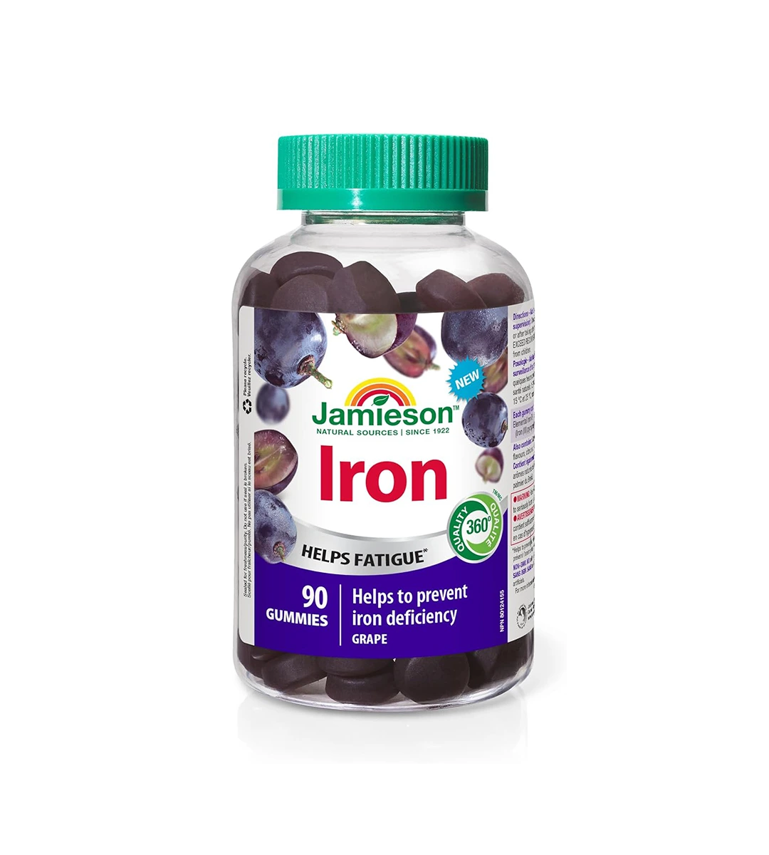 Iron مکمل پاستیل آهن جمیسون 90 عددی