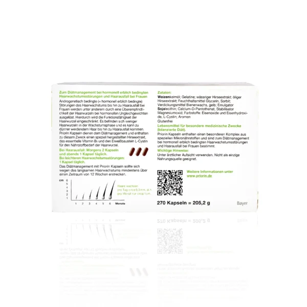 قرص ضد ریزش پریورین بسته 270 تایی - بایر آلمان