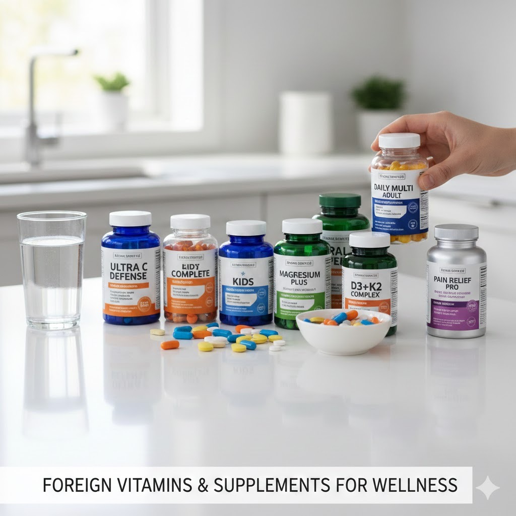 خرید قرص و ویتامین خارجی 