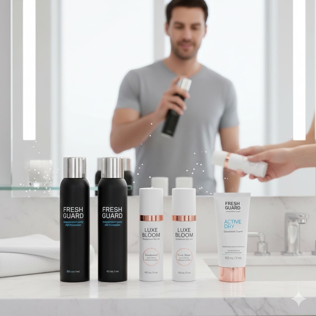 دئودورانت‌ ها و ضد تعریق‌ ها