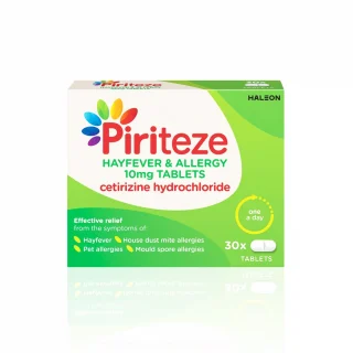 قرص آنتی‌هیستامین ضد حساسیت و آلرژی Piriteze