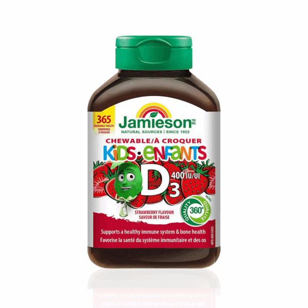 قرص جویدنی ویتامین D3 کودکان جیمیسون ۳۶۵ عدد