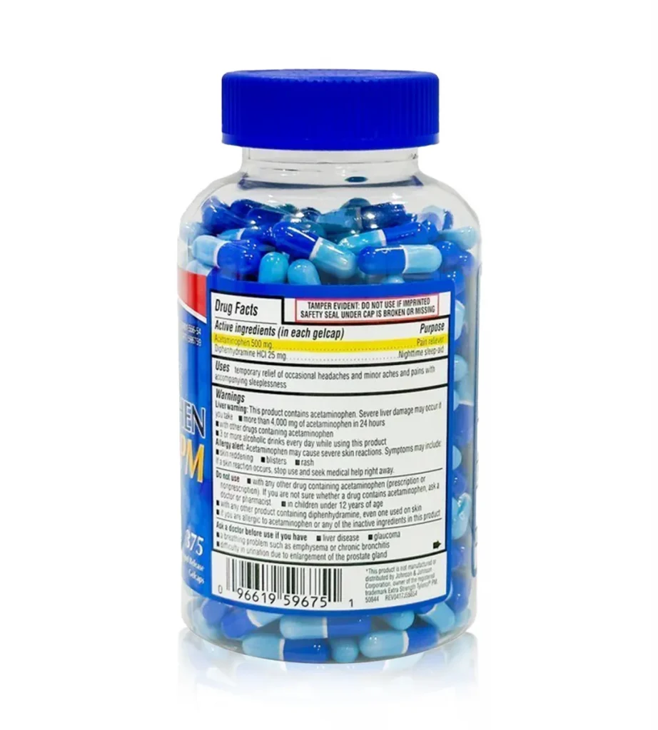 مسکن و تب‌بر شبانه استامینوفن ۵۰۰ میلی‌گرم کرکلند Kirkland Signature
