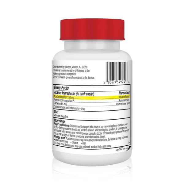 قرص تسکین میگرن Excedrin Migraine