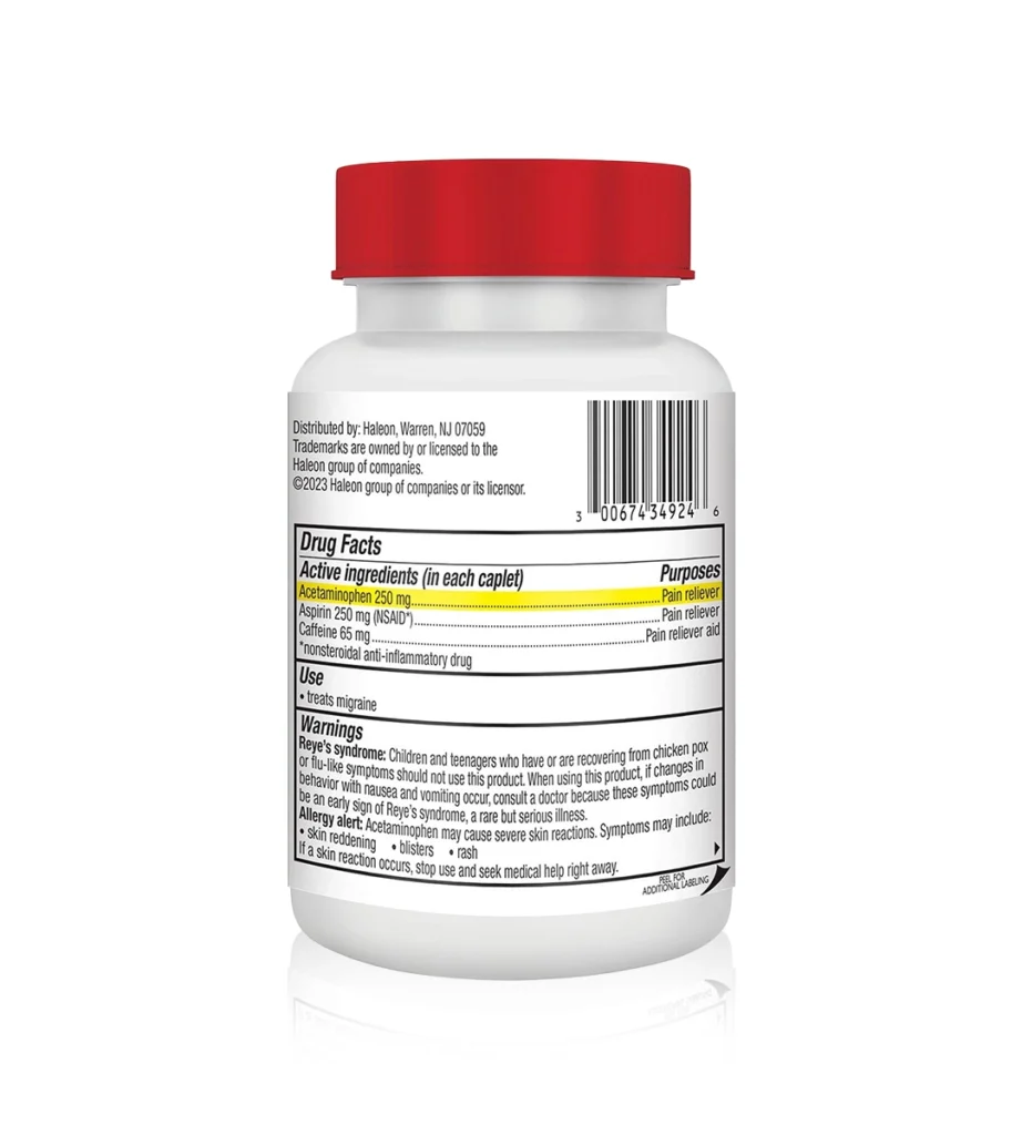 قرص تسکین میگرن Excedrin Migraine