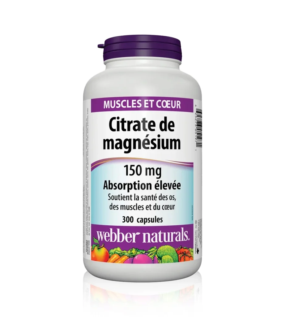 مکمل منیزیم سیترات 150 میلی‌گرم وبر نچرالز Webber Naturals