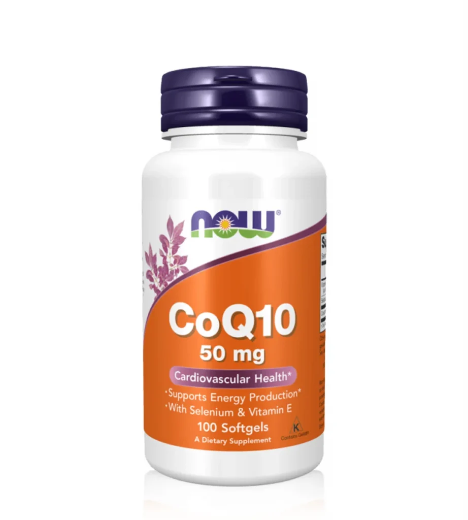 سافتژل CoQ10 (کوآنزیم کیوتن) ۵۰ میلیگرم برند ناو فودز آمریکا NOW FOODS