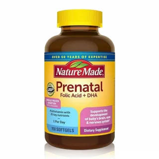 مولتی‌ویتامین قبل و دوران بارداری + DHA نیچر مید Nature Made Prenatal