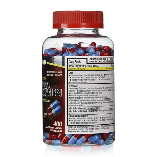 مسکن استامینوفن قوی با رهش سریع کرکلند Kirkland Signature
