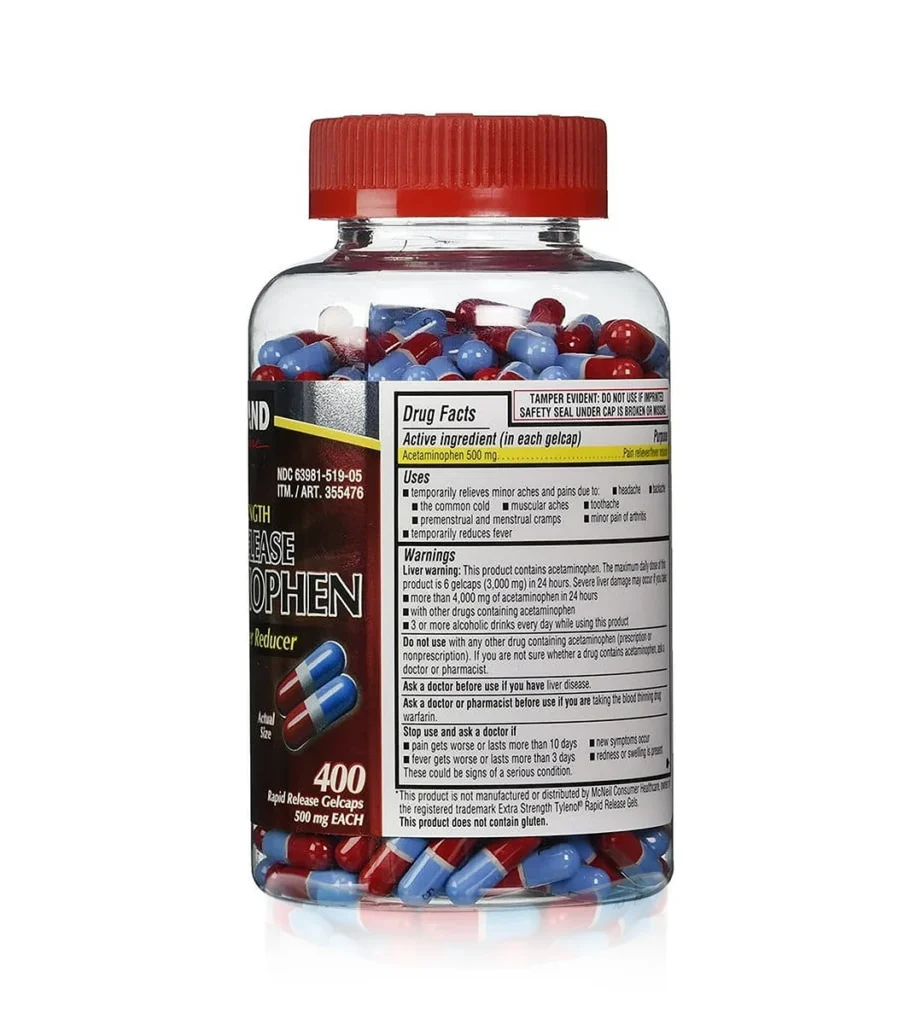 مسکن استامینوفن قوی با رهش سریع کرکلند Kirkland Signature