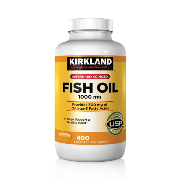 مکمل روغن ماهی 1000mg کرکلند
