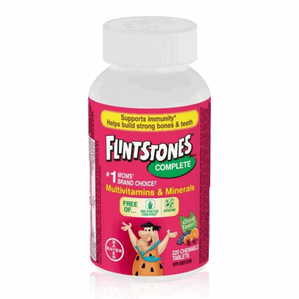 قرص جویدنی مولتی‌ویتامین Flintstones Complete