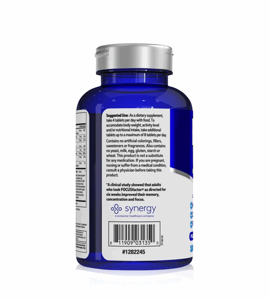 مکمل تقویت مغز و مولتی ویتامین ۱۵۰عددی Focus Factor
