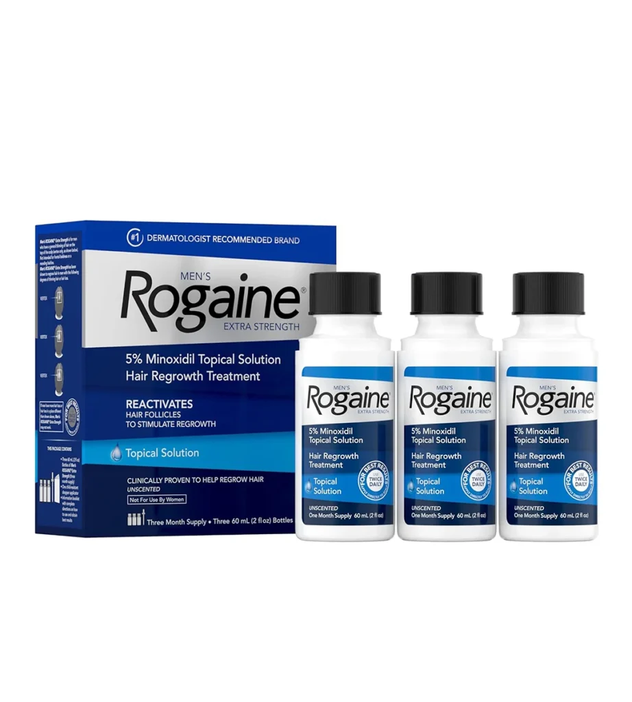 محلول موضعی ماینوکسیدیل ۵٪ Rogaine مخصوص آقایان