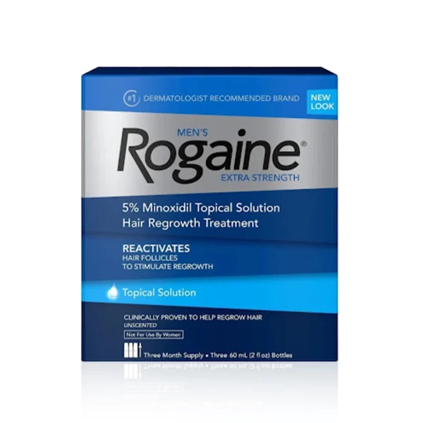 محلول موضعی ماینوکسیدیل ۵٪ Rogaine مخصوص آقایان