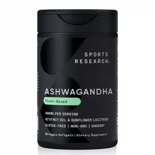 مکمل آشواگاندا با روغن نارگیل Sports Research