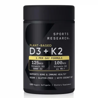 مکمل گیاهی Sports Research D3 + K2