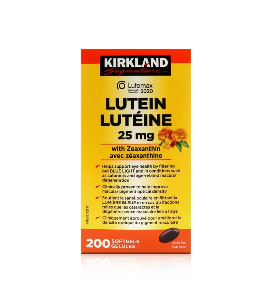 مکمل لوتئین کرکلند 25میلیگرم Kirkland