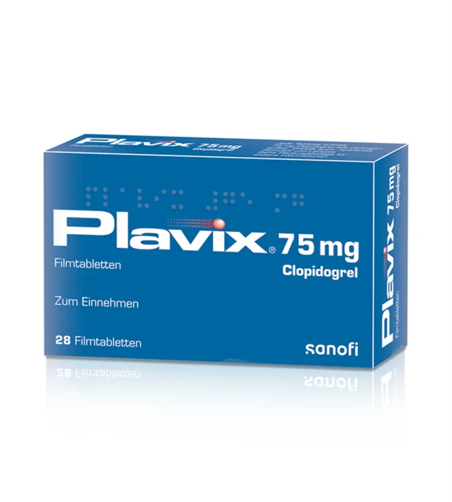 قرص رقیق کننده خون پلاویکس ۷۵ میلی گرم آلمانی PLAVIX