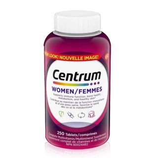 مولتی ویتامین زنانه سنتروم 250 عددی Centrum Women FEMMES
