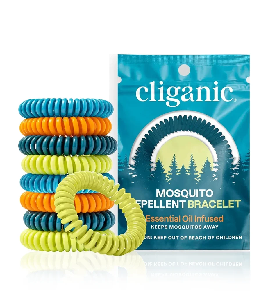 دستبند های دافع پشه Cliganic برای بزرگسالان و کودکان