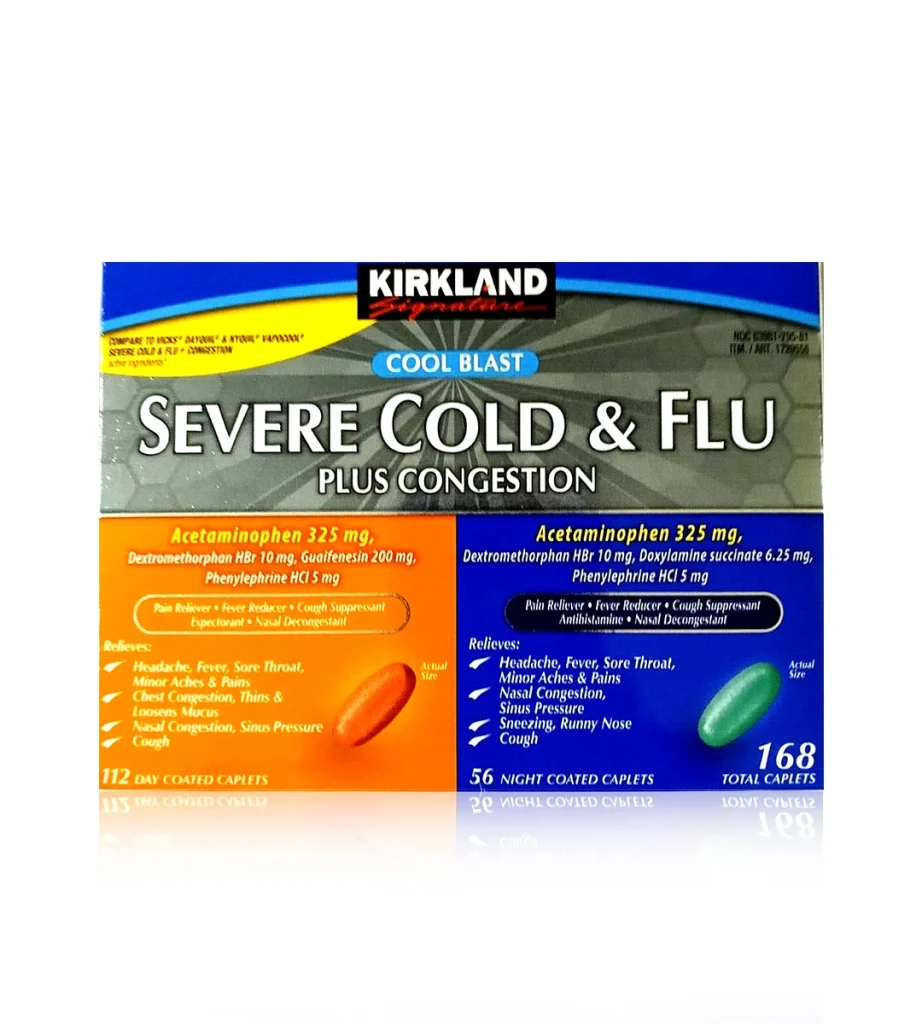 کاهش دهنده علائم سرماخوردگی کرکلند Kirkland Severe Cold & Flu Multi