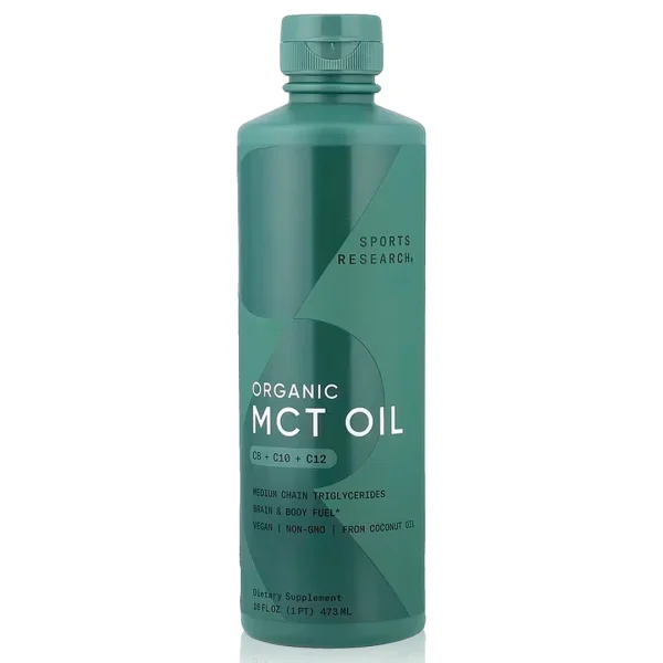 روغن MCT ارگانیک (C8 + C10 + C12) اسپورت ریسرچ Sports Research