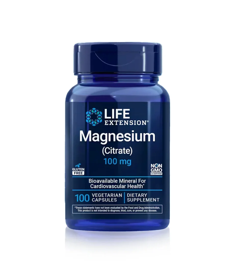 منیزیم سیترات ۱۰۰ میلی‌گرم لایف اکستنشن Life Extension