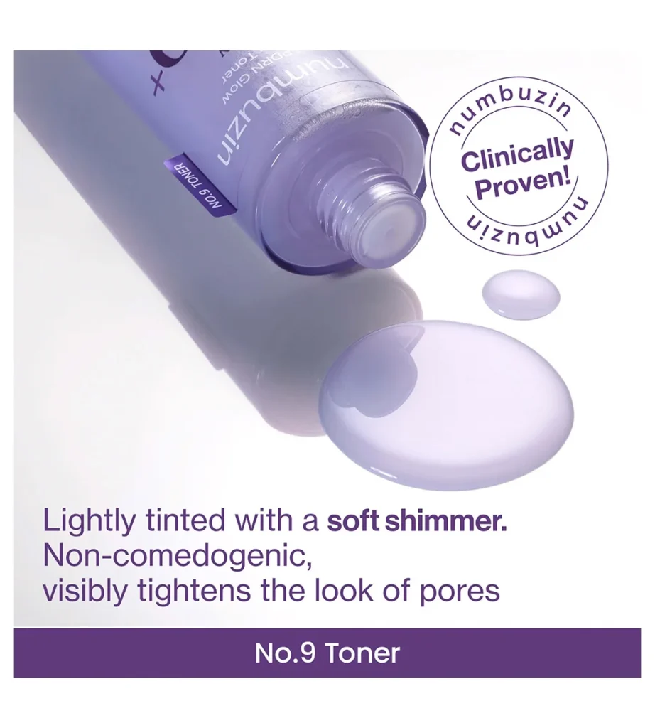 تونر آبرسان و درخشان‌کننده نامبوزین Numbuzin No.9 NAD PDRN Glow Boosting Toner