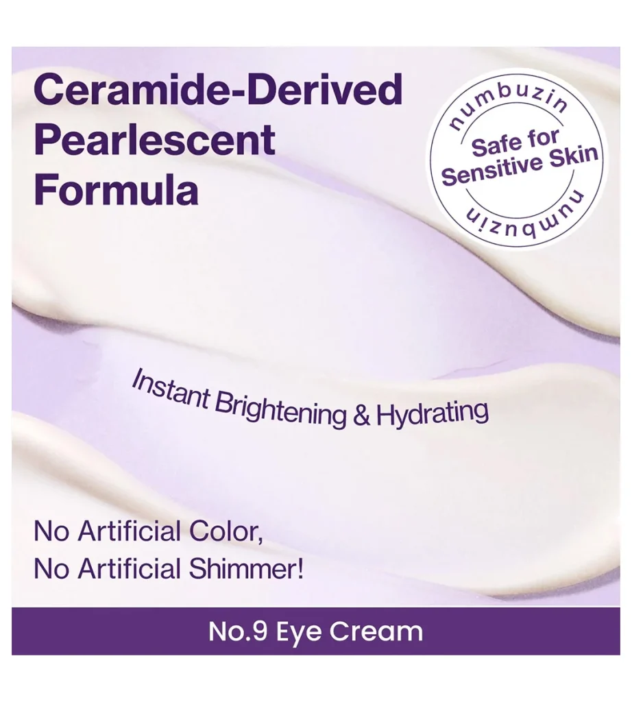 کرم دور چشم با اثر ضدچروک لیفتینگ و رتینول نامبوزین Numbuzin - No.9 NAD Retinol Volumetox Eye Cream