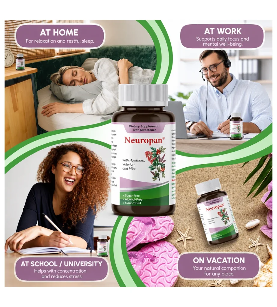 شربت گیاهی ضد استرس و آرام‌بخش Neuropan