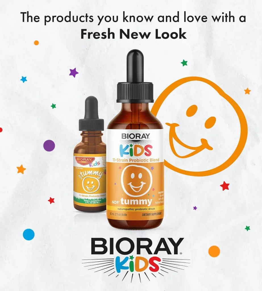 قطره پروبیوتیک BIORAY Kids NDF Tummy با طعم تمشک