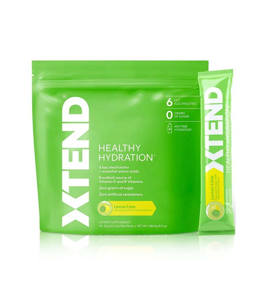 پودر الکترولیت آبرسان ایکس‌تند هیدریشن XTEND Healthy Hydration طعم لیمو و لیموترش