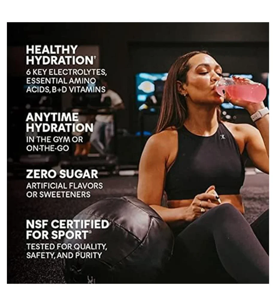 پودر الکترولیت آبرسان ایکس‌تند هیدریشن XTEND Healthy Hydration طعم توت‌فرنگی و موز