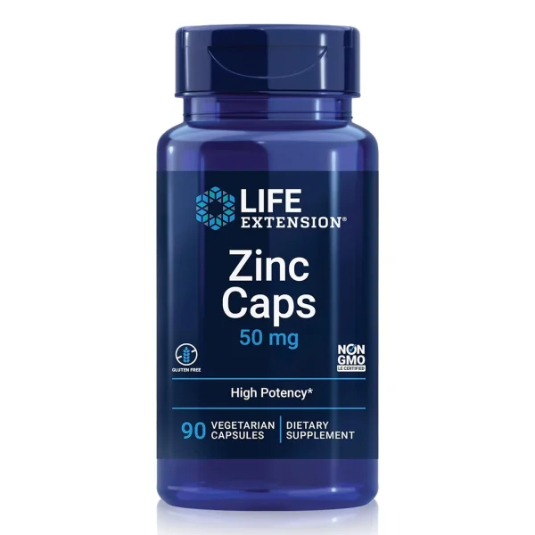 کپسول زینک ۵۰ میلی‌گرم لایف اکستنشن Life Extension