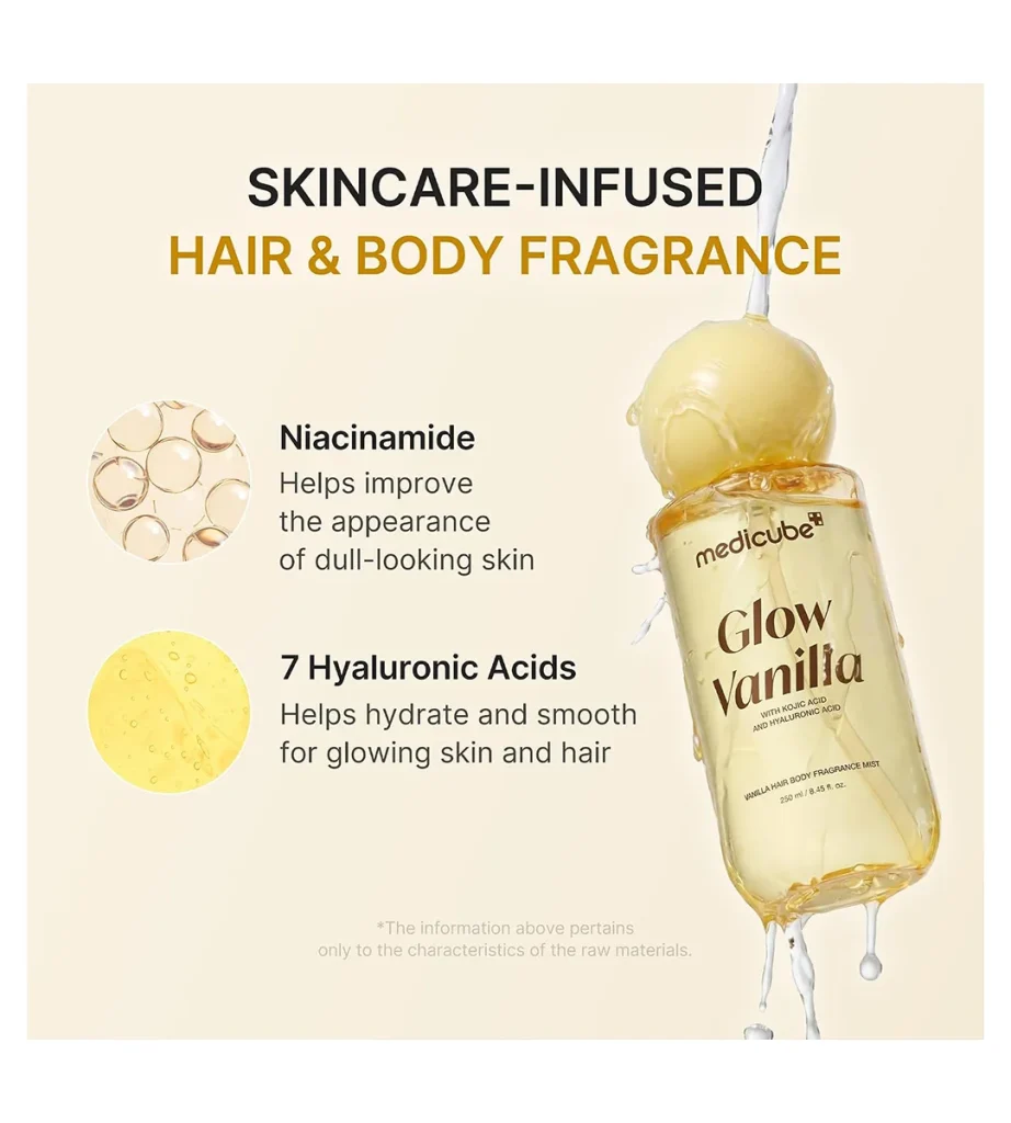 میست خوشبو کننده مو و بدن Medicube Glow Vanilla