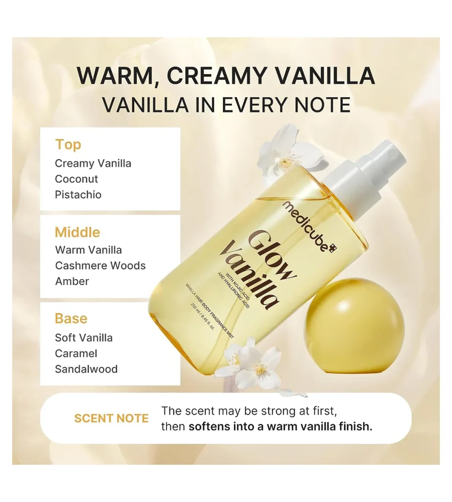 میست خوشبو کننده مو و بدن Medicube Glow Vanilla