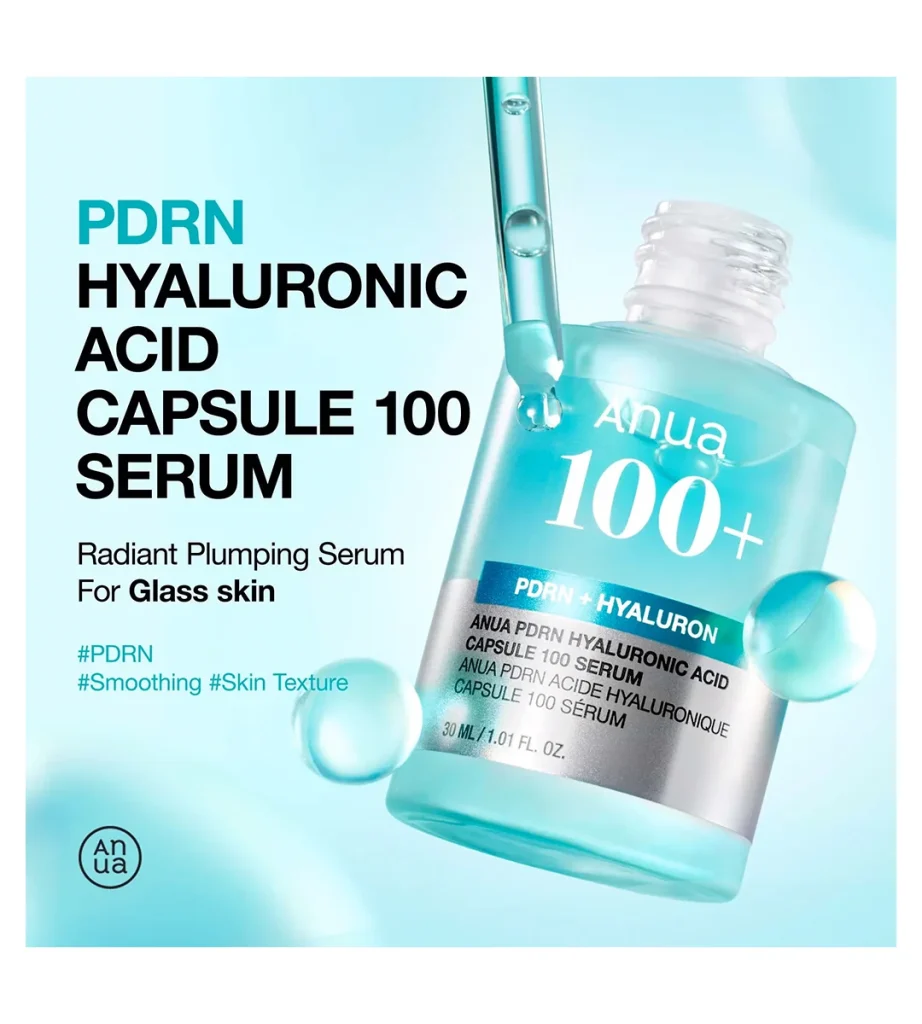 سرم کپسولی PDRN و هیالورونیک اسید 100 آنوا ANUA PDRN Hyaluronic Acid Capsule