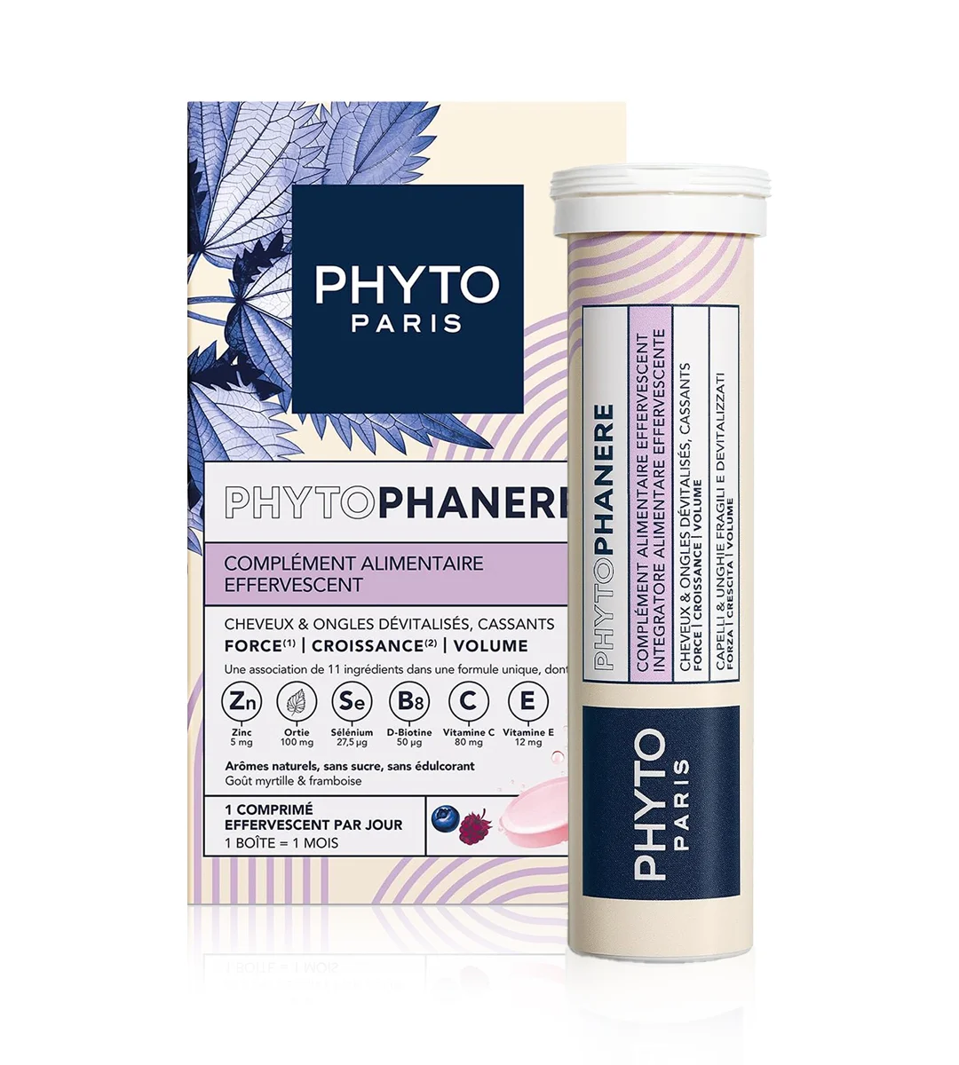 مکمل جوشان مو و ناخن فیتو Phyto Paris Phytophanere